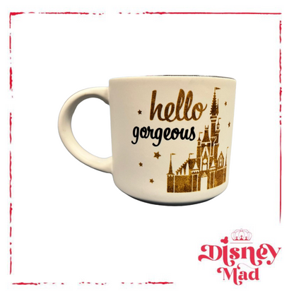 Hello Gorgeous Disney Castle Mug