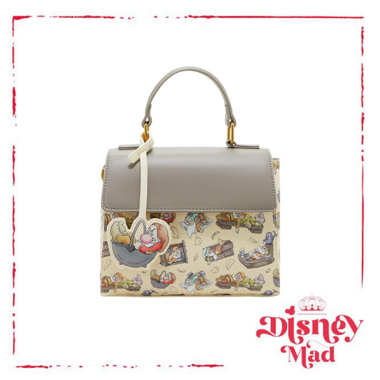 Loungefly Disney Snow White and the Seven Dwarfs Bedtime Allover Print Hand Bag - BoxLunch Exclusive