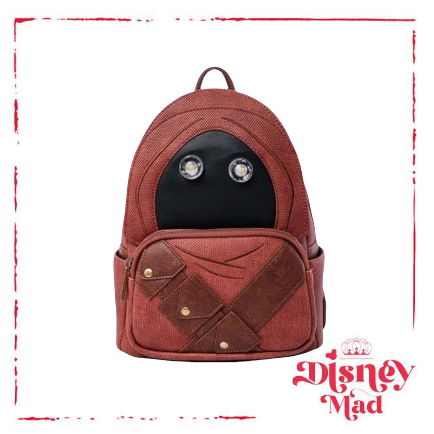 Star Wars Loungefly Jawa Light Up Mini Backpack Original!