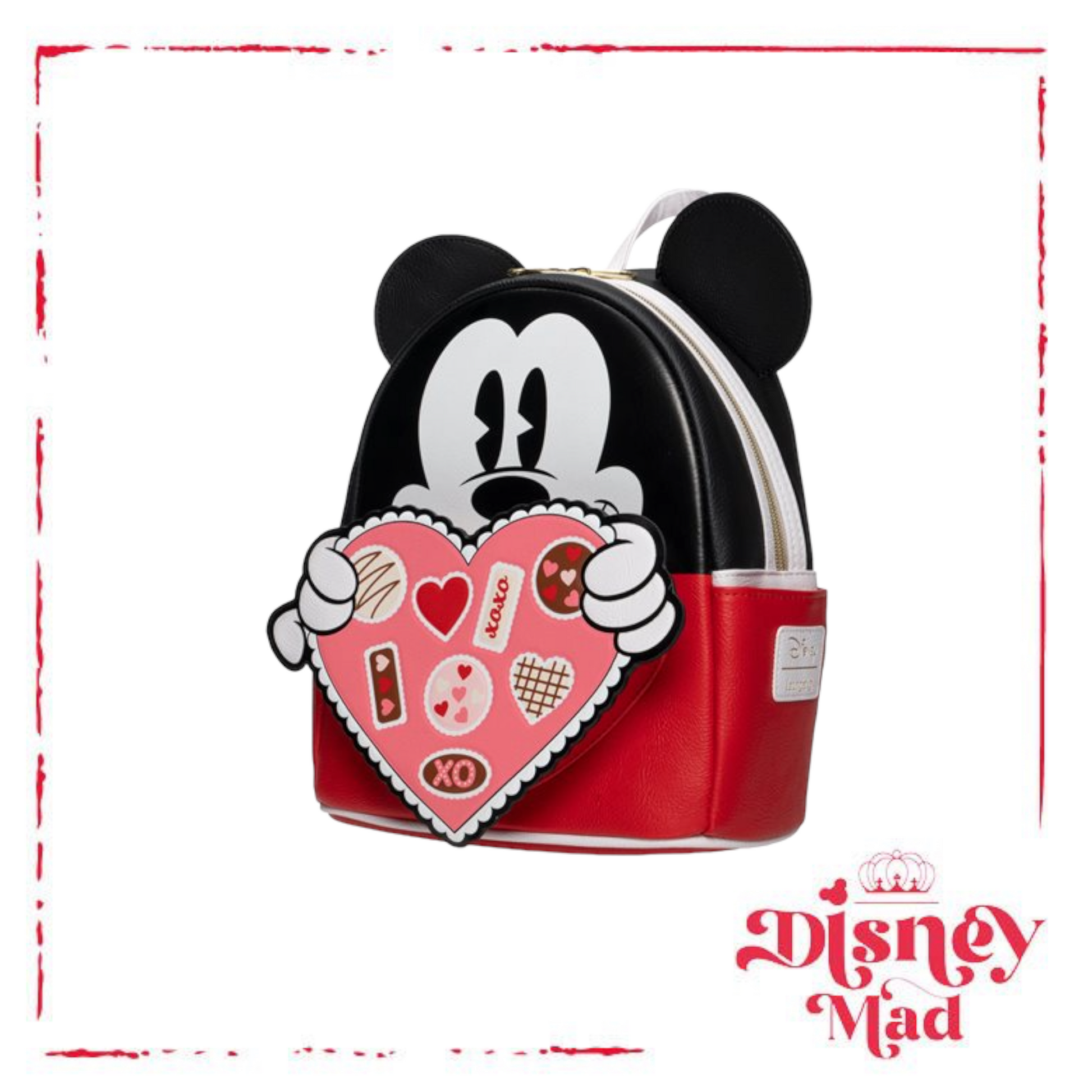 Mickey Mouse Chocolate Box Valentine Mini-Backpack - Entertainment Earth  Exclusive