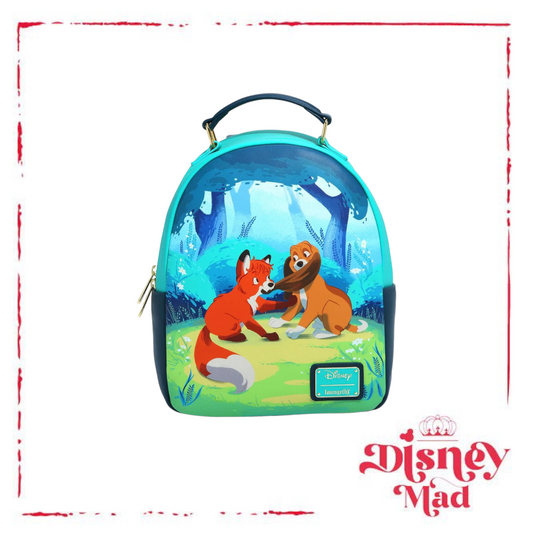 Loungefly Disney The Fox and the Hound Tod & Copper Playtime Mini Backpack - BoxLunch Exclusive