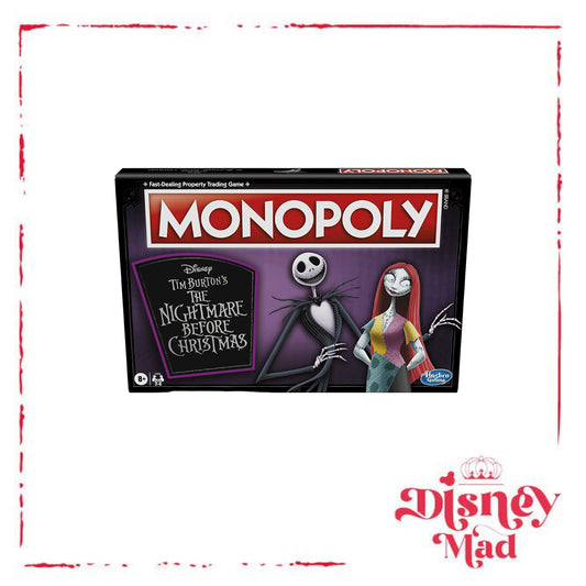Monopoly: Disney Tim Burton's The Nightmare Before Christmas Edition Board Game, Fun Family Game