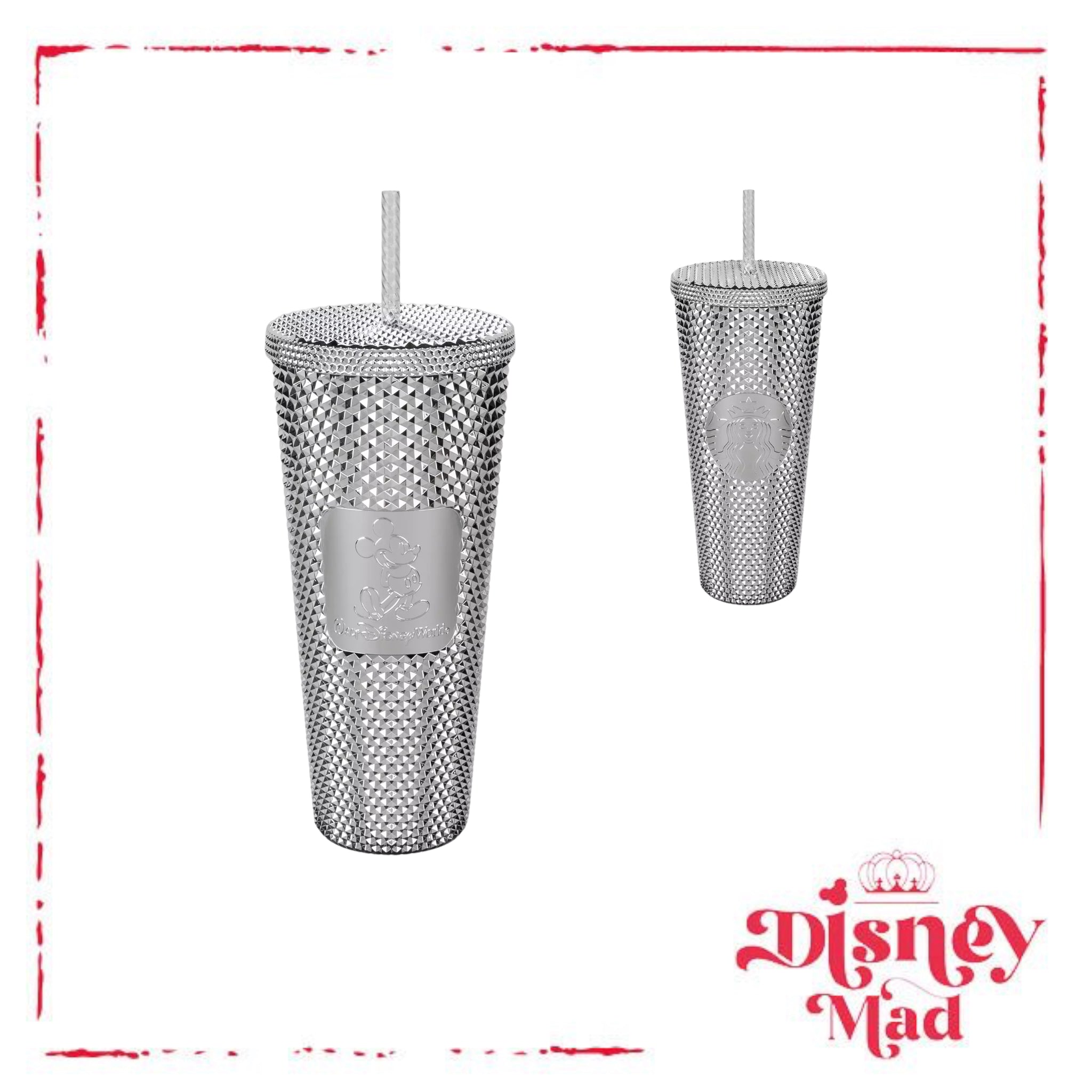 Mickey Mouse Holiday Starbucks® Tumbler with Straw – Walt Disney