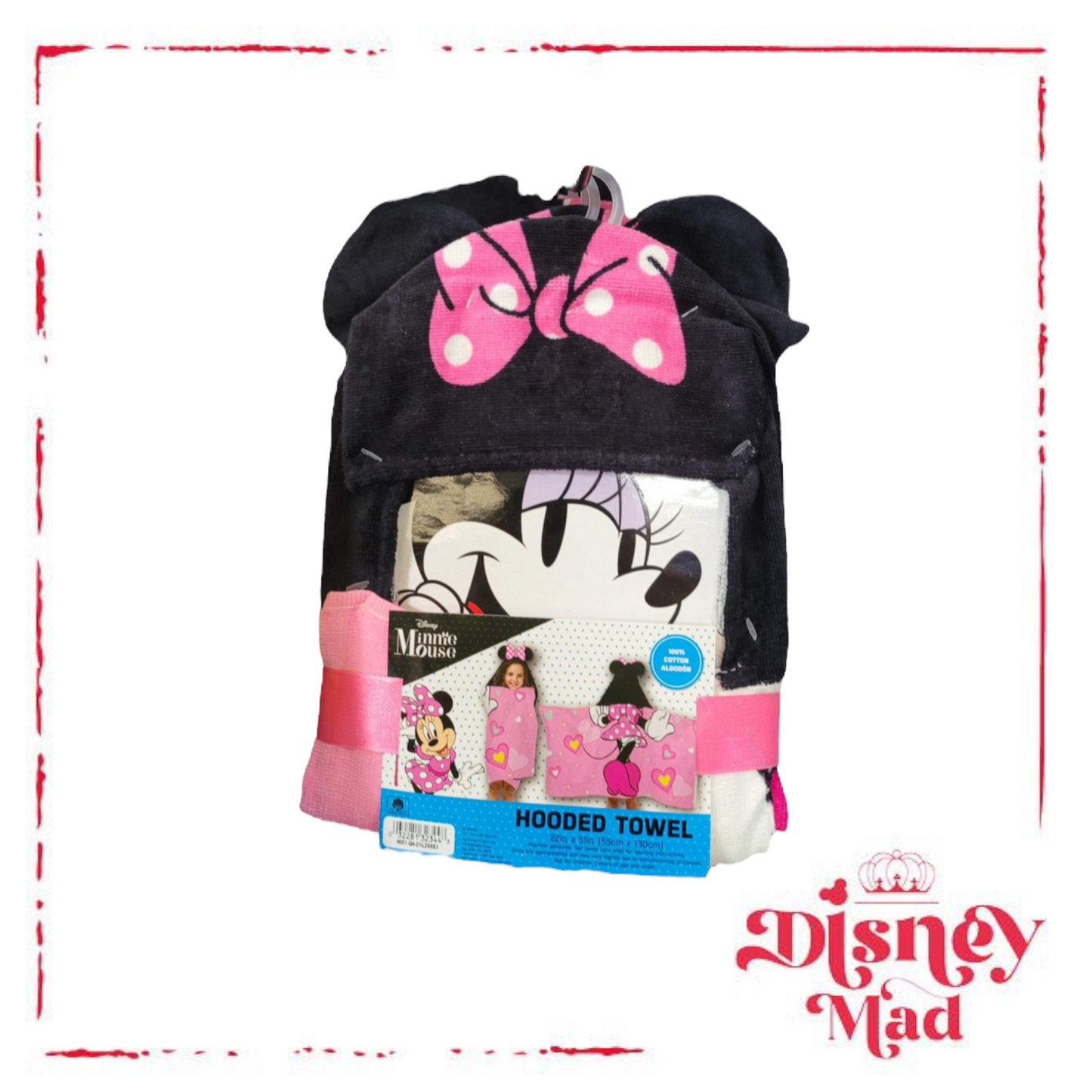 Disney Minnie Mouse Hooded towel