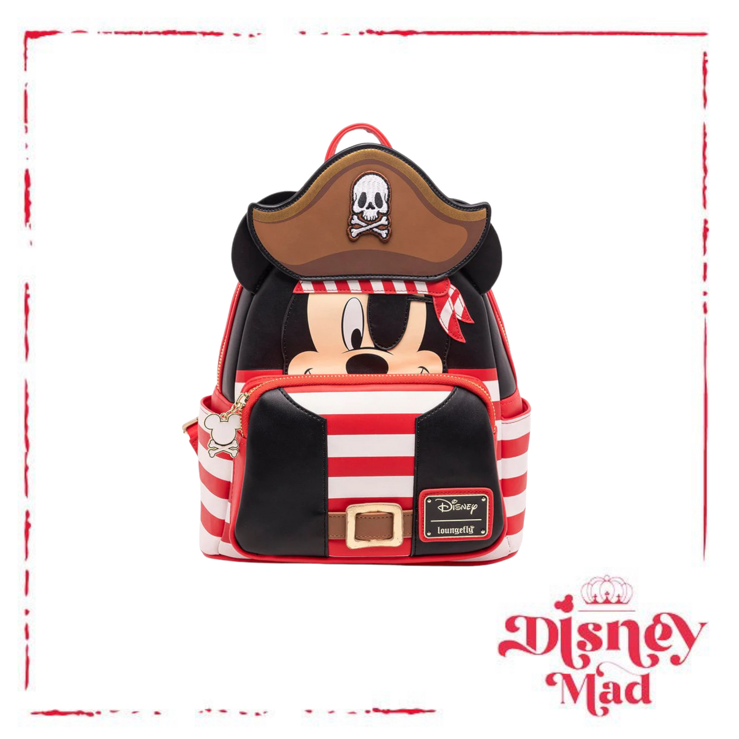 Disney Loungefly Pirate Mickey Mini Backpack - 707 Street Exclusive