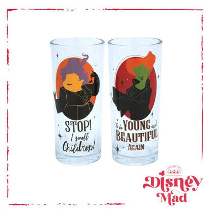 Disney Hocus Pocus Character Portraits Glassware Set