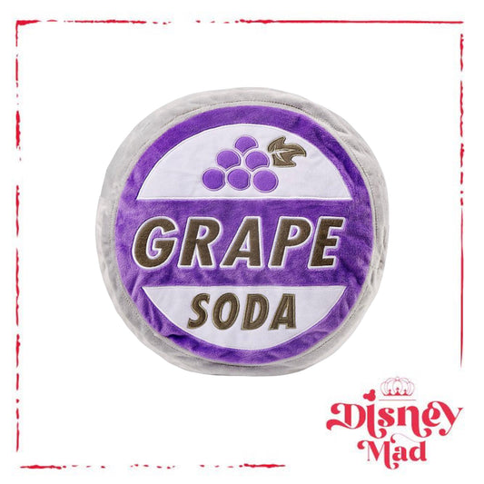DisneyParks Exclusive Plush Toss Pillow - Up Grape Soda