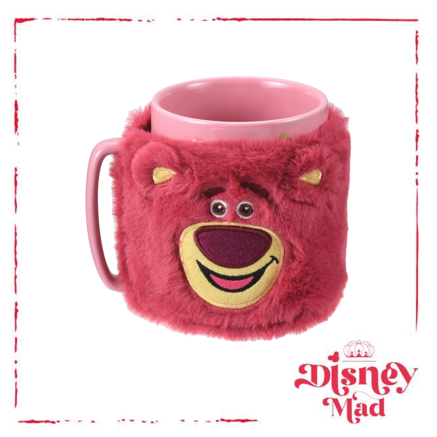 Lotso Mug with Sleeve (Pixar Fuzzy Fun) Disney Parks