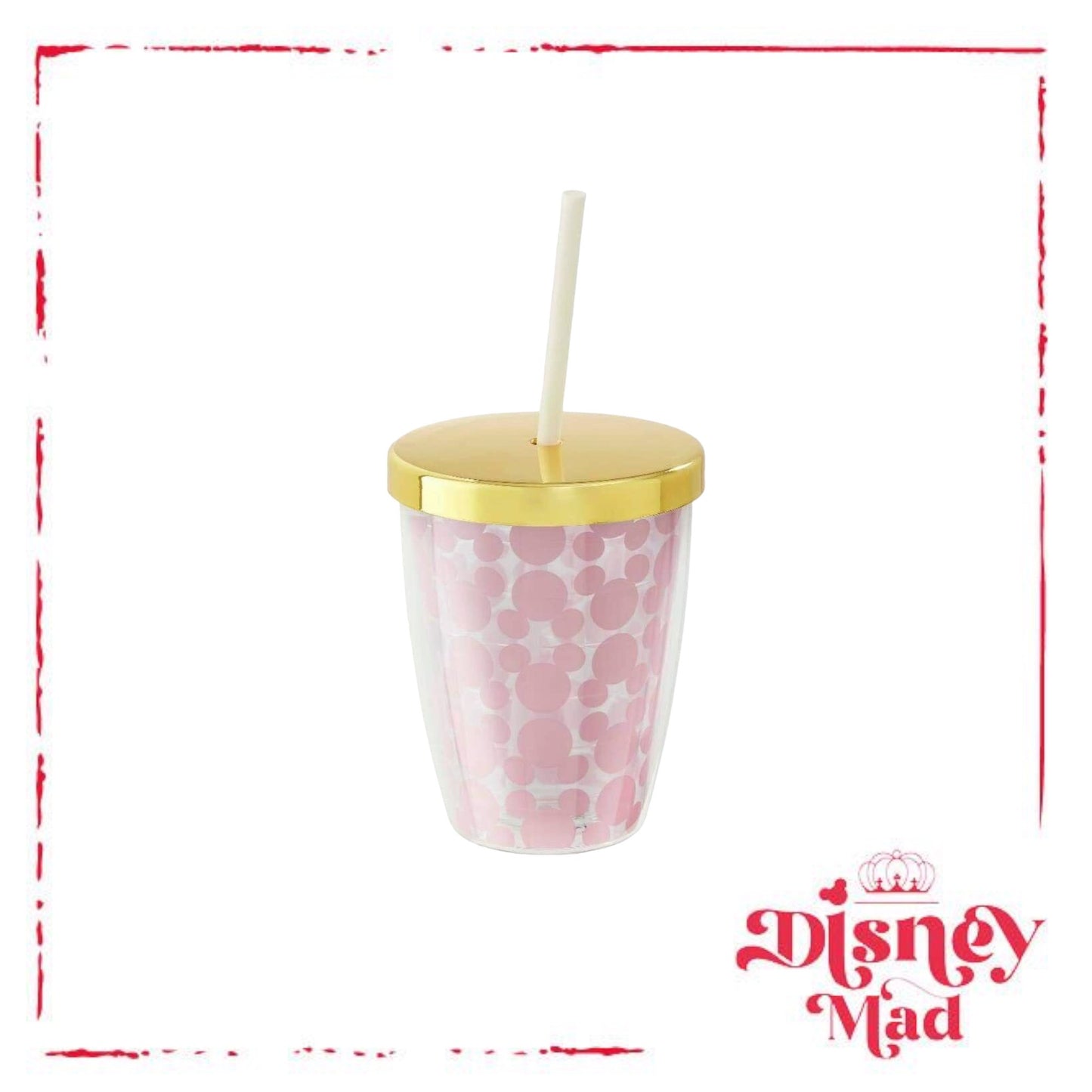 Funko Mickey Block Print Travel Tumbler