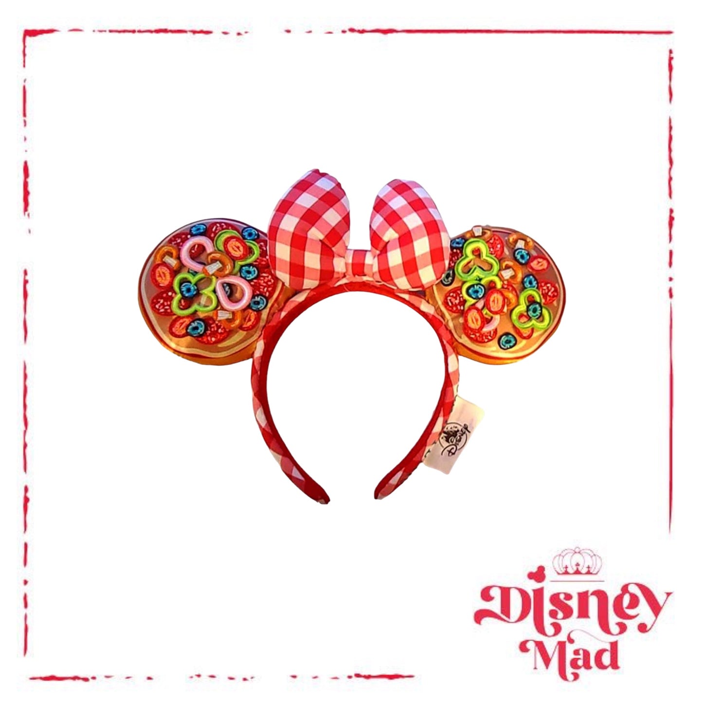 Disney Parks Minnie Ears Headband - Epcot Italy Pizza