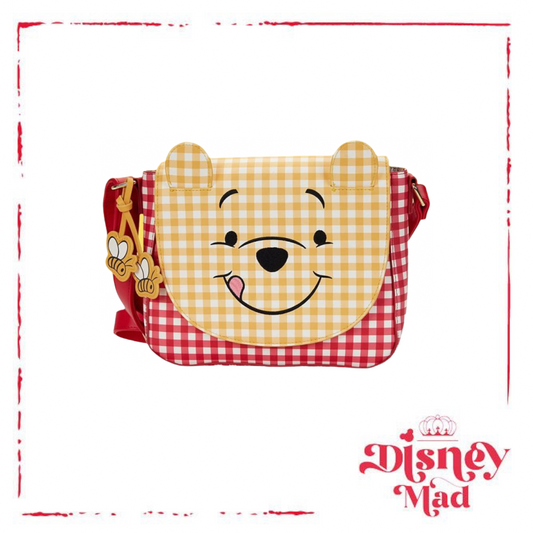 Disney Loungefly Winnie the Pooh Gingham Crossbody Bag