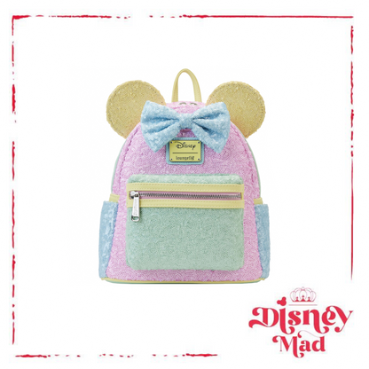 Limited Edition Exclusive - Minnie Mouse Pastel Sequin Mini Backpack