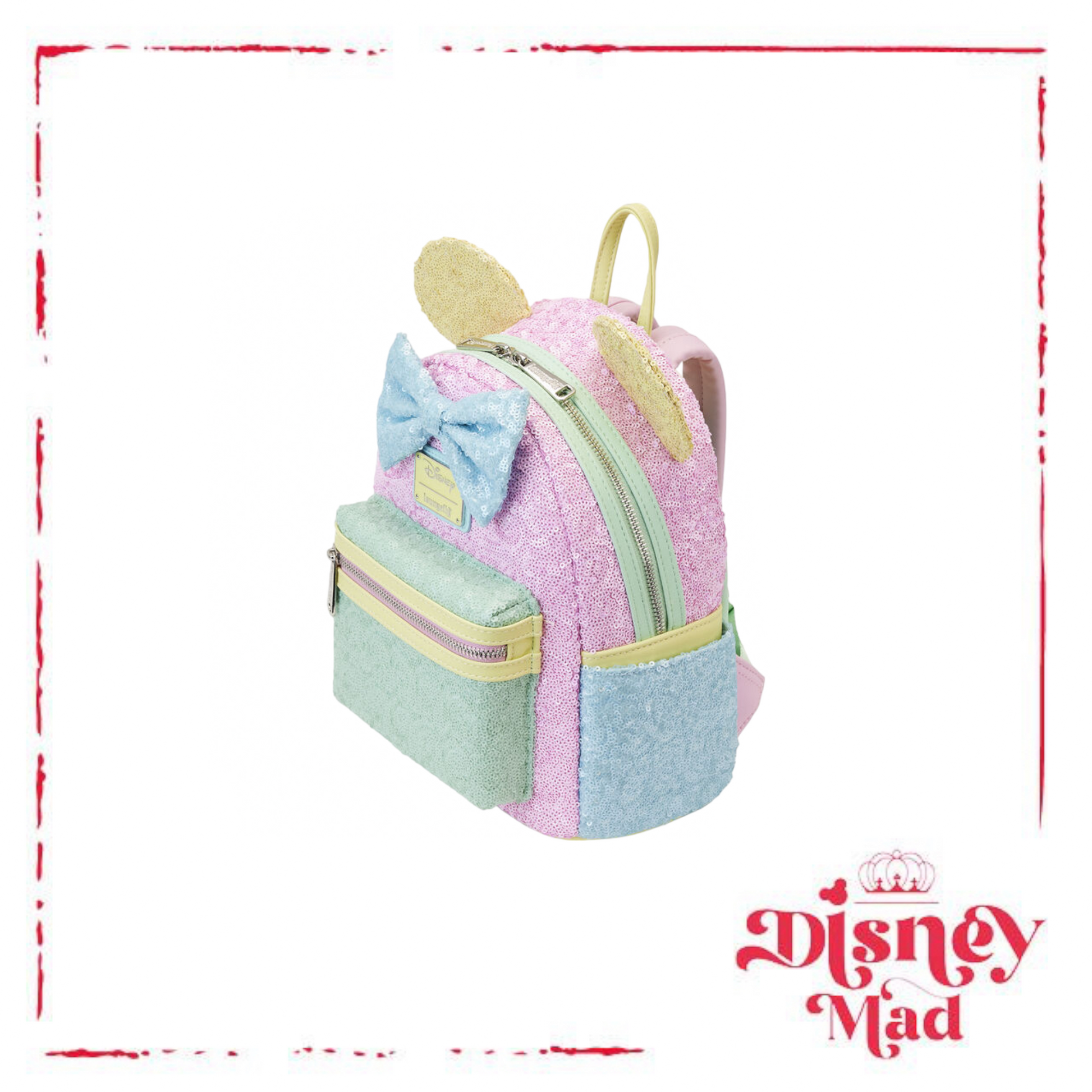 Limited Edition Exclusive - Minnie Mouse Pastel Sequin Mini Backpack –  Disney Mad Shop