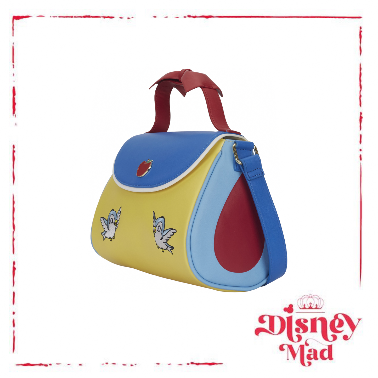 Disney Loungefly Snow White Cosplay Bow Crossbody Bag