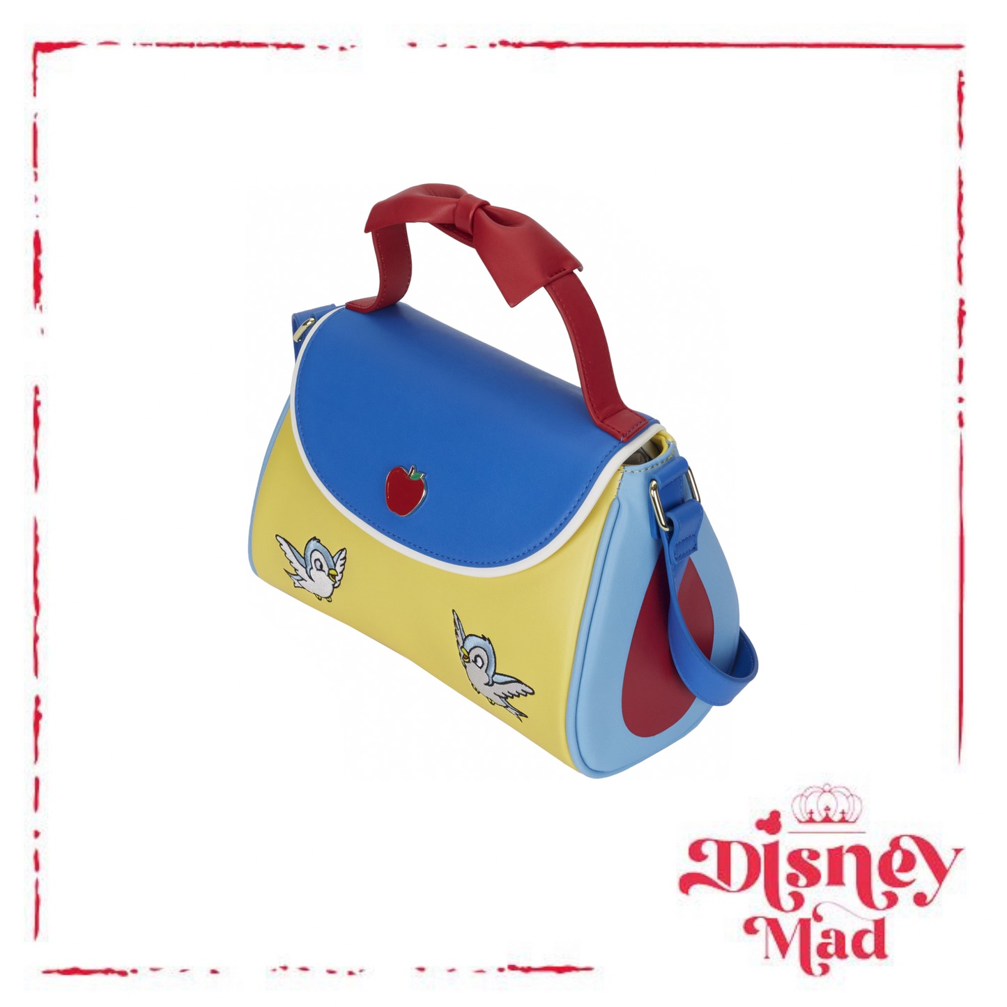 Disney Loungefly Snow White Cosplay Bow Crossbody Bag