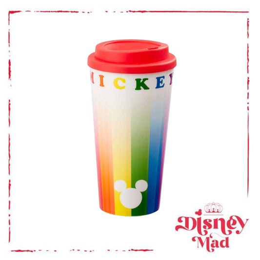 Disney Funko Mickey Rainbow Travel Mug