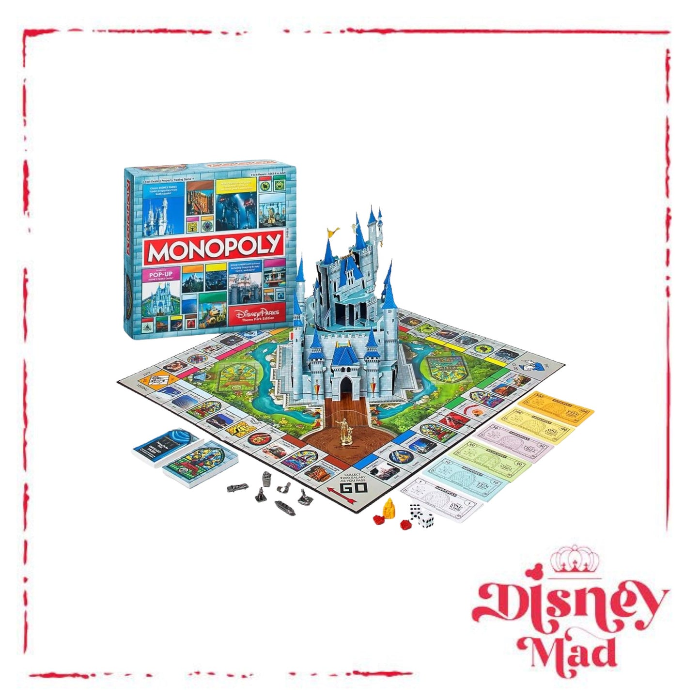 Disney Parks Theme park Edition Monopoly