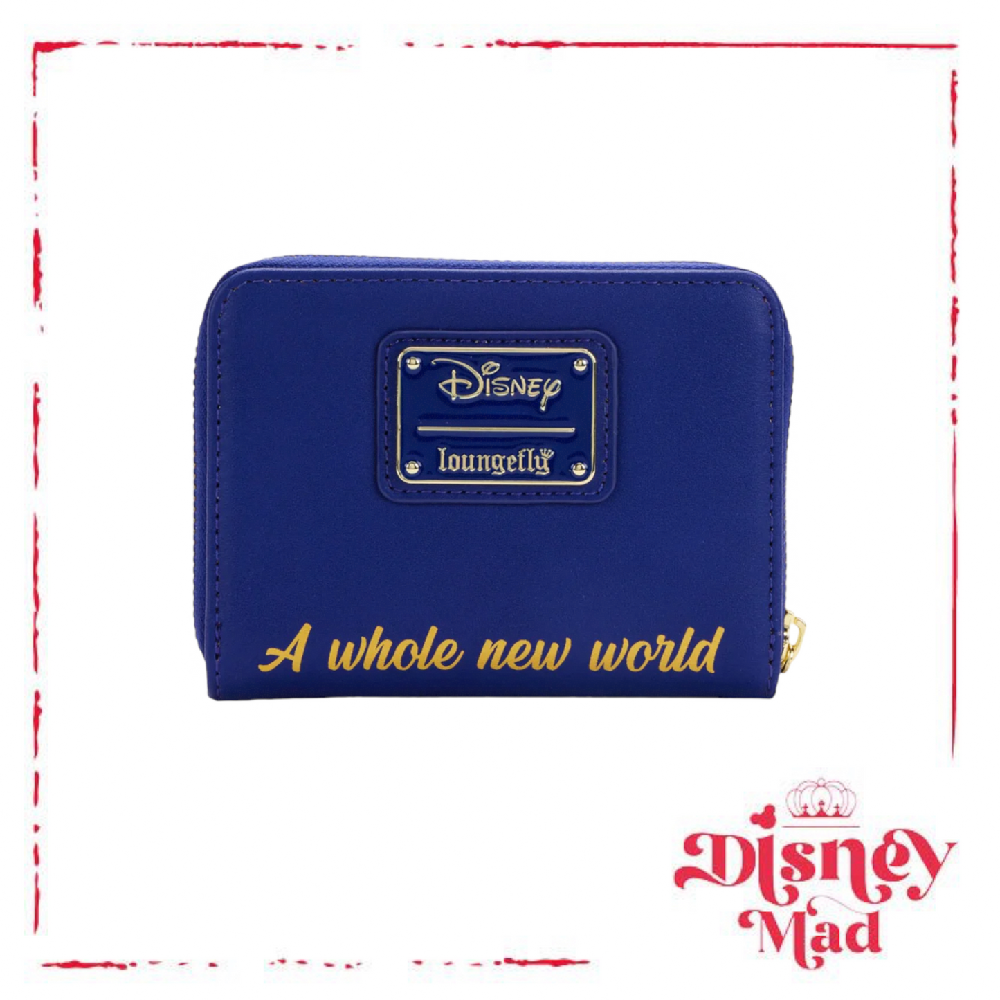 Disney Loungefly Aladdin 30th Anniversary Zip Around Wallet