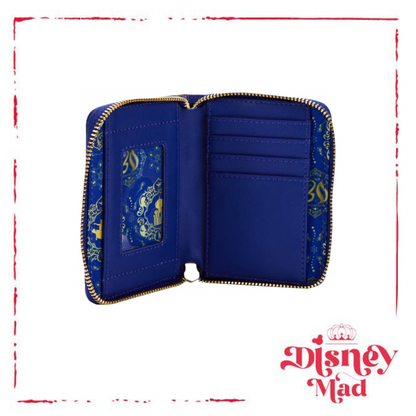 Disney Loungefly Aladdin 30th Anniversary Zip Around Wallet