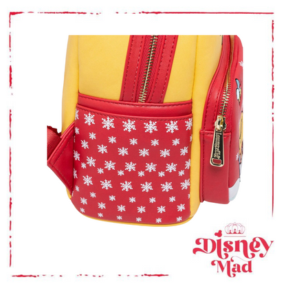 Loungefly Disney Santa Winnie the Pooh Mini Backpack 707 Exclusive