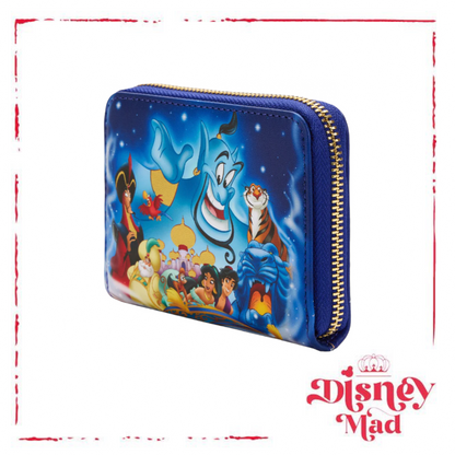 Disney Loungefly Aladdin 30th Anniversary Zip Around Wallet